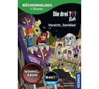 Die drei ??? Kids, Bücherhelden 1. Klasse, Vorsicht, Zombies!: Wimmel-Krimi - Leicht lesen lernen ab 6 Jahren - mit tollen Wimmelseiten - ermittle gemeinsam mit Justus, Peter und Bob und löse den Fall
