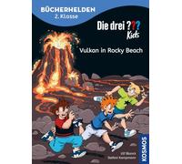 Die drei ??? Kids, Bücherhelden 2. Klasse, Vulkan in Rocky Beach: Gut lesen können - spannende Detektivgeschichten mit Justus, Peter und Bob - Kinderbuch für Erstleser ab 7 Jahren