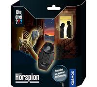 Die drei ??? Kosmos 632496 Hearing Spy Detective Gadget Detective Toy Agent Equipment for Children from 8 Years, Question Mark Toy, Detective Equipment, Detective Set