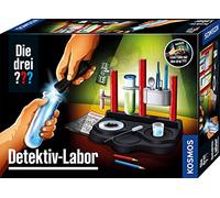 Die drei ??? Kosmos Detective Laboratory, Examine Traces and Solve Secrets, Laboratory Station for Experimenting with Lots of Accessories, Detective Toy Set for Children from 8 Years