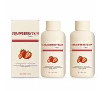 Die Erdbeer-Hautcreme für Damen reduziert effektiv Gänsehaut und ungleichmäßigen Hautton und sorgt für glattere und hydratisiertere Haut. Geeignet für Arme und Körper.