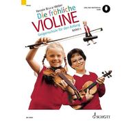 Die fröhliche Violine Vol. 1 violin (very easy) Bruce-Weber with Online material