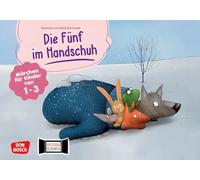 Die Fünf im Handschuh. Kamishibai Bildkartenset: Märchen für Kinder von 1-3. Wintergeschichte für Krippe & KITA. Mit Tipps für Erzieher: Vorlesen & Sprachförderung, Spiele & Bastel-Ideen.