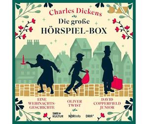 Die große Hörspiel-Box - Eine Weihnachtsgeschichte, Oliver Twist, David Copperfield Junior: Hörspiele mit Thorsten Hierse, Helmut Mooshammer, Leonard Steckel u.v.a. (4 CDs)