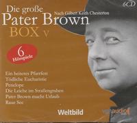 Die große Pater Brown Box V 5 - mit 6 Hörspiele auf 6 CDs Folge 25 + 26 + 27 + 28 + 29 + 30 Ein heiteres Pfarrfest + Tödliche Eucharistie + Penelope + Die Leiche im Straßengraben + Pater Brown macht Urlaub + Raue See [Audio-CD]