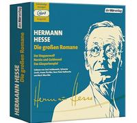 Die großen Romane, 4 MP3-CDs, Der Steppenwolf - Narziss und Goldmund - Das Glasperlenspiel