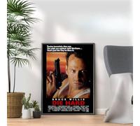 Die Hard, 80s Movie Print Vintage Nostalgic Tom Hanks Film Poster, A4 and A3 Size Frame Options,Great Home, Pub, Café, Bar Decoration Wall Art Print, House gift for movie lovers (A4 Print Only)