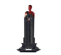 Die Hard Advent Calendar 2024 - A deadly-themed Christmas countdown calendar with men falling off; a tabletop wooden ornament for kids.