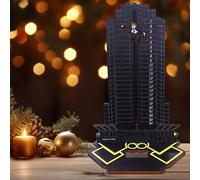 Die Hard Advent Calendar, 2025 Christmas Countdown Calendar, Magnetic Wooden 24 Days of Advent Calendar for Kids Christmas Advent Gifts Home Table Party Decorations