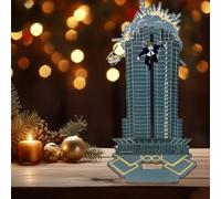 Die Hard Advent Calendar 2025,Nakatomi Plaza Advent Calendar,Christmas Countdown Calendar Gifts for kids Adults,24 Days Tabletop Wooden Christmas Ornament Diehard Gifts