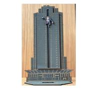Die Hard Advent Calendar - Hans Gruber Falling off off Nakatomi Plaza, 2024 New Halloween ＆ Christmas Advent Calendars, Wooden Christmas Calendar Countdown Advent for Adult Boys Girls (Blue- A)