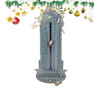 Die Hard Advent Calendars 2025, Christmas Countdown Calendar Wood Sign, Seasonal Ornament Funny Scene Prop For Classroom Study Room Dormitory