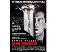 Die Hard Bruce Willis Alternative Poster/Print/Picture Satin Photo Paper - A4-210mm x 297mm