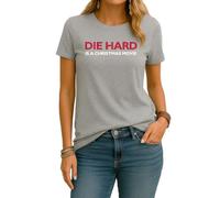 Die Hard is a Christmas Movie Die Slow Christmas Film | Christmas Women's T-Shirt, gray, S