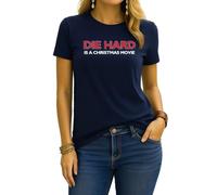 Die Hard is a Christmas Movie Die Slow Christmas Film | Christmas Women's T-Shirt, navy blue, 3XL