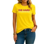 Die Hard is a Christmas Movie Die Slow Christmas Film | Christmas Women's T-Shirt, yellow, XL