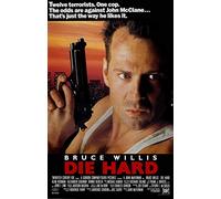 Die Hard Movie Poster Framed or Unframed Glossy Poster (A4 210 × 297 mm Unframed)