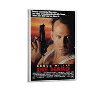Die Hard Poster - Iconic Action Thriller About A Lone Cop Battling Terrorists in A Skyscraper (11) Painting On Canvas Wall Art Poster Scroll Picture Print Walls Decor Home Posters 12x18inch(30x45cm)