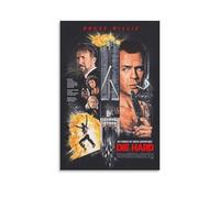 Die Hard Poster - Iconic Action Thriller About A Lone Cop Battling Terrorists in A Skyscraper (15) Painting On Canvas Wall Art Poster Scroll Picture Print Walls Decor Home Posters 16x24inch(40x60cm)