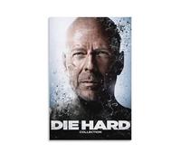 Die Hard Poster - Iconic Action Thriller About A Lone Cop Battling Terrorists in A Skyscraper (2) Painting On Canvas Wall Art Poster Scroll Picture Print Walls Decor Home Posters 08x12inch(20x30cm)