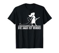 Die Jagd Ist Vorbei Funny JGA Marriage Stag Party T-Shirt