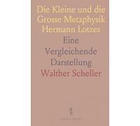 Die Kleine und die Grosse Metaphysik Hermann Lotzes: Eine Vergleichende Darstellung