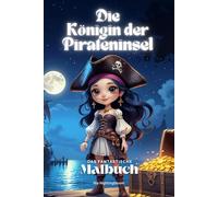 Die Königin der Pirateninsel: Ein Malbuch für Kinder und Erwachsene: Ideal als Reise-Malbuch für unterwegs, im Restaurant und für zwischendurch (Fantastische Malbücher für Kinder und Erwachsene)