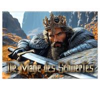 Die Magie des Schwertes (Wandkalender 2026 DIN A2 quer), CALVENDO Monatskalender: Atmosphärische Bilder lassen epische Mythen und Fantasy über ... in ... in lebendigen Szenen wieder aufleben