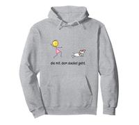Die Mit Dem Dachshund Geht Saying Gift Dachshund Mum Owner Pullover Hoodie