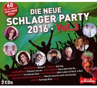 DIE NEWE SCHLAGERPARTY,VOL.3 (2016) 3 CD NEW JÜRGEN DREWS/WOLFGANG PETRY/MARRY/