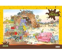 Die Olchis 2024 - Invented and Illustrated by Erhard Dietl - Wall Calendar for Children - Format 42 x 29.7 cm
