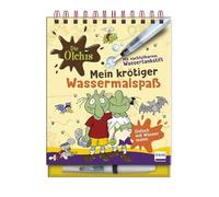 Die Olchis - Mein krötiger Wassermalspaß (Magic Water Colouring): Einfach mit Wasser malen - das Olchi-Malbuch mit 16 Bildern, die sich beim Kontakt ... mit nachfüllbarem Wassermalstift, ab 4 Jahren