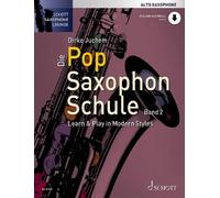Die Pop Saxophon Schule Vol. 2 Textbook alto saxophone (easy - intermediate) Juc