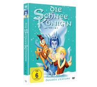 SCHNEEKÖNIGIN 1 & 2-COVER A - ZEICHENTRICK KLASSIKER DVD NEW
