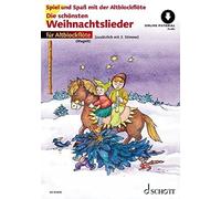 Die schönsten Weihnachtslieder 1 - 2 Alto-Recorders (very easy) with Online mate