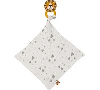Die Spiegelburg - 17643 Silicone Teething Ring with Cuddle Cloth Lion BabyGlück