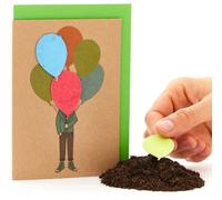 Die Stadtgärtner "Ballonstrauß" Floral Greeting Card - 1 item