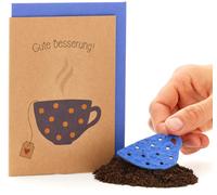 Die Stadtgärtner Greeting Card with Seed Plug "Gute Besserung" - 1 item