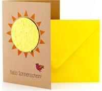 Die Stadtgärtner "Hallo Sonnenschein" Floral Greeting Card - 1 item