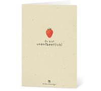 Die Stadtgärtner Seed Paper Greeting Card - Du bist unentbeerlich - 1 item