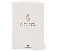 Die Stadtgärtner Seed Paper Greeting Card - Du wunderschönes Geburtstagskind - 1 item