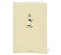 Die Stadtgärtner Seed Paper Greeting Card - Hoch sollst du leben - 1 item