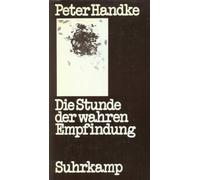 Die Stunde der wahren Empfindung
