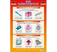 Die Substantive | Language Learning Posters | Gloss Paper measuring 850mm x 594mm (A1) | Second Language Charts for the Classroom | Education Charts by Daydream Education