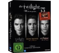 Die Twilight Saga 1-3: Twilight/New Moon/Eclipse [DVD]
