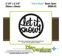 Die-Versions 2.5 x 2.5-inch Sweet Spots Let it Snow Die