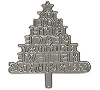 Die-Versions Whispers Christmas Word Tree Die