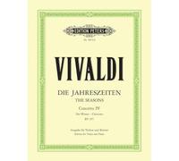 Die vier Jahreszeiten: Konzert fUr Violine, Streicher u - HardBack NEW Vivaldi,