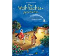 Die Weihnachtsgeschichte: Ein Adventskalender mit einem großen Fensterbild
