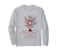 Die with Memories Not Dreams Family Tree Photo Frame Funny Long Sleeve T-Shirt